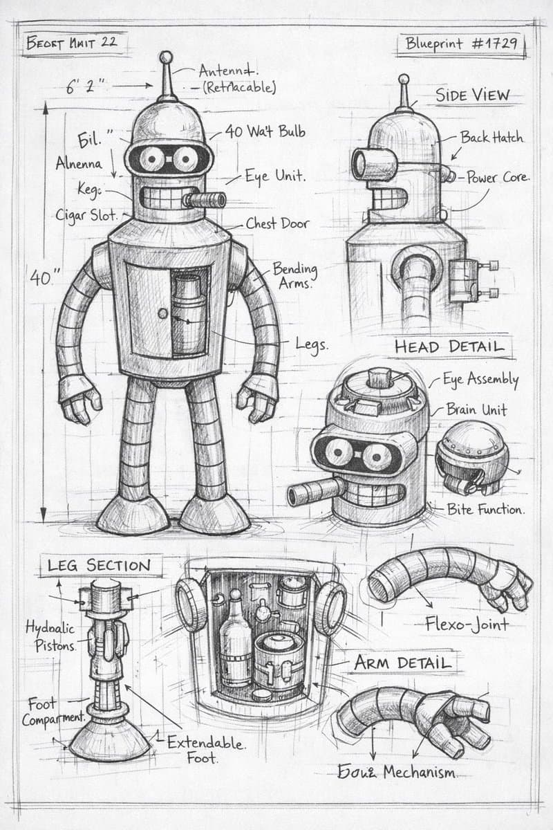 Pencil Sketch Schematic