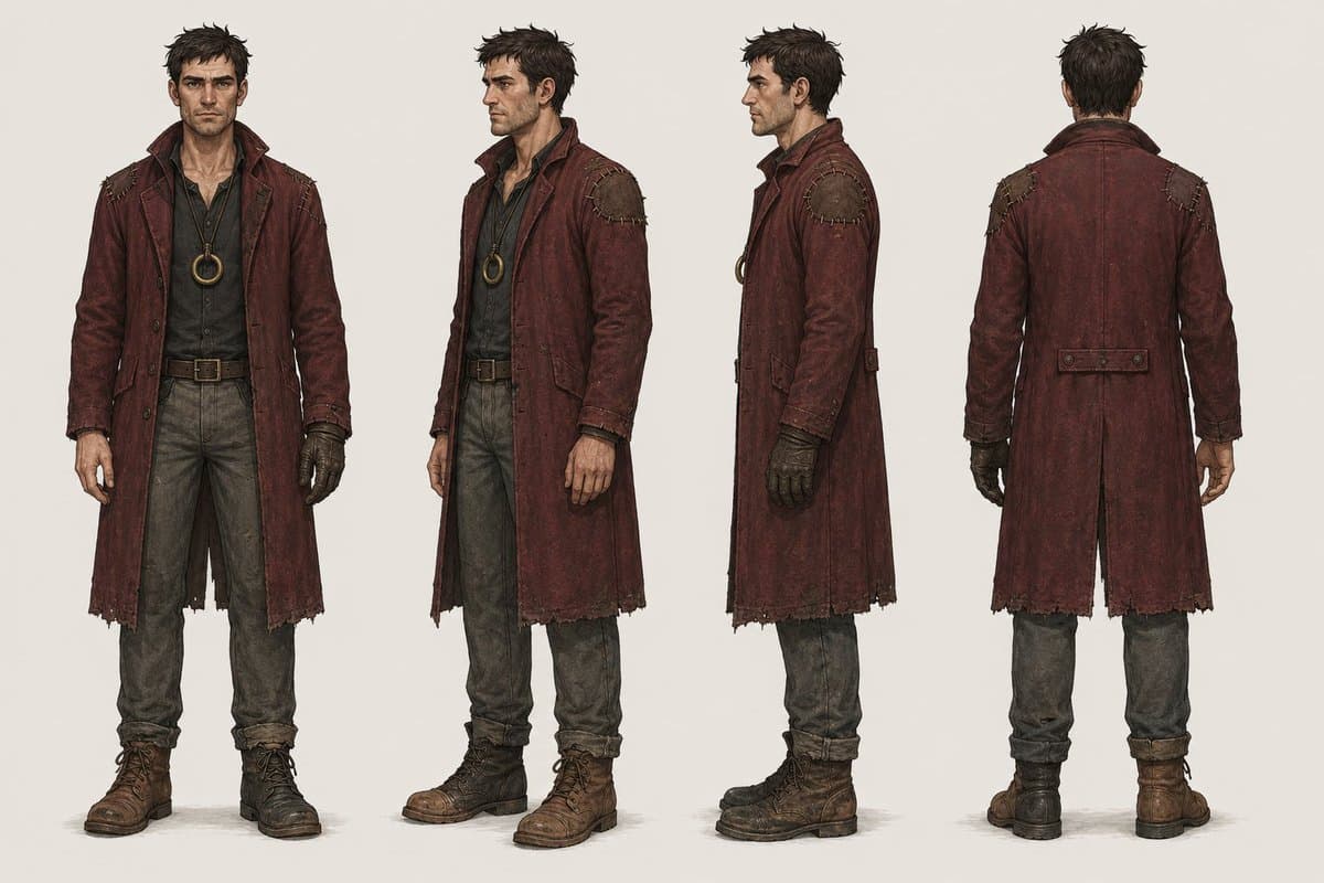 Comic / Storyboard - Gritty Bounty Hunter Turnaround