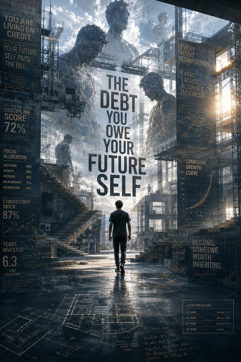Infographic / Edu Visual - Cinematic Future Self Motivational Poster