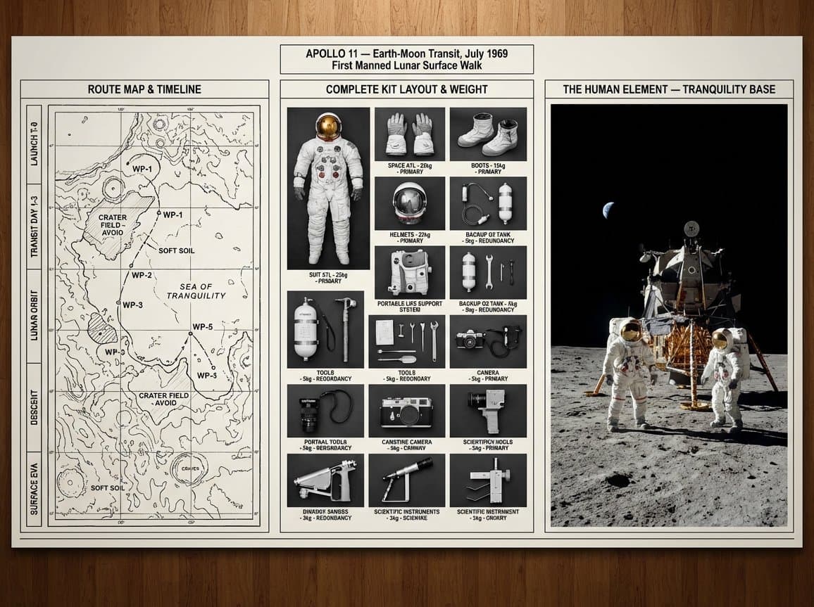 Infographic / Edu Visual - Expedition Planning Strategic Board
