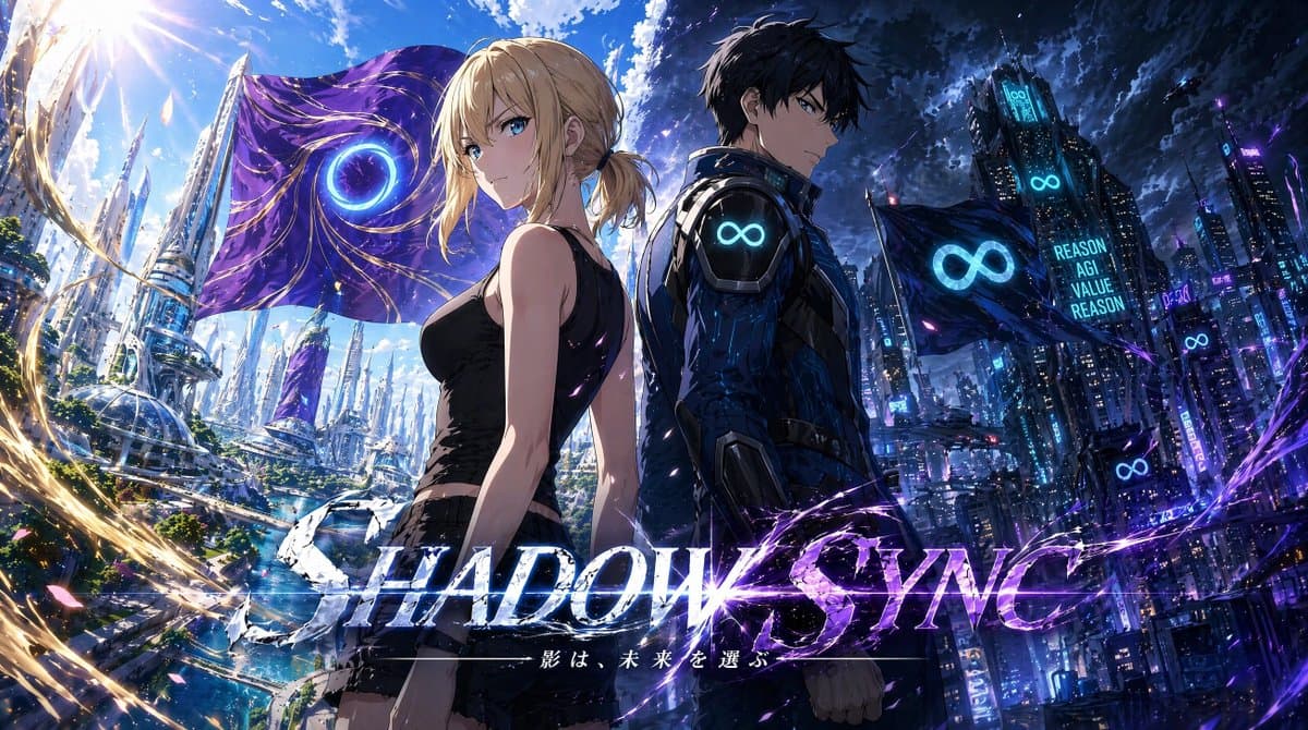 YouTube Thumbnail - Shadow Sync Anime Key Visual