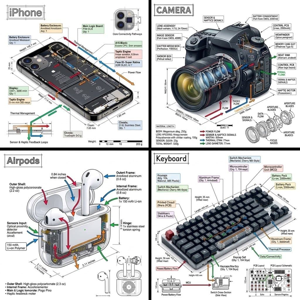 Infographic / Edu Visual - Engineering Product Infographic Design